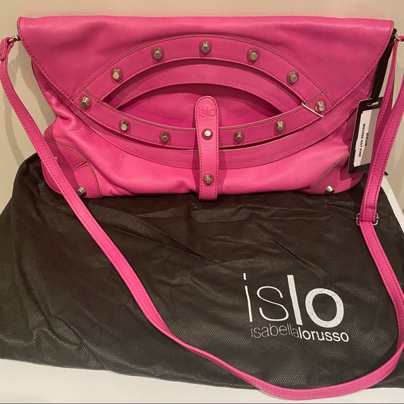 Isabella Lorusso Pink Leather Crossbody Bag - Picture 8 of 9